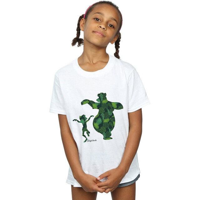 Li-cense Jungle book meisjes mowgli en baloo dansen katoenen t-shirt UTBI572_white large