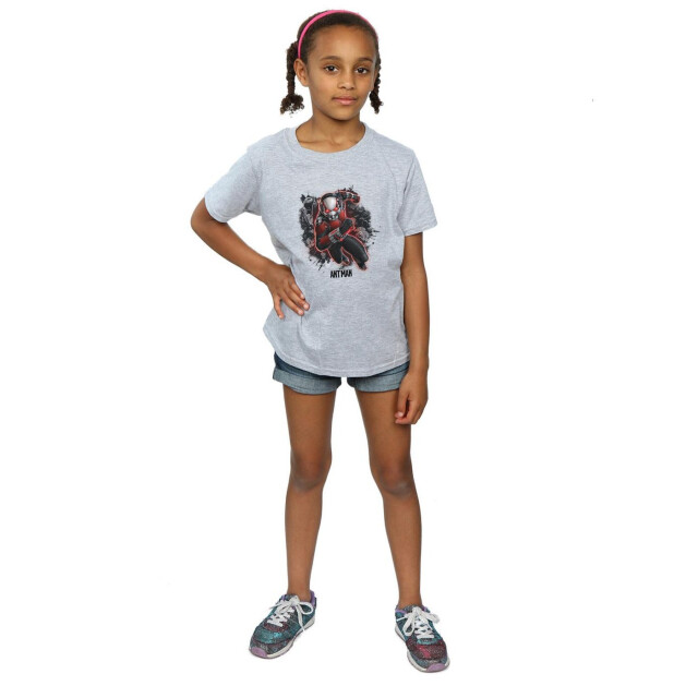 Li-cense Marvel meisjes ant-man mieren lopend katoenen t-shirt UTBI6853_sportsgrey large