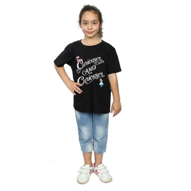 Li-cense Alice in wonderland katoenen t-shirt voor meisjes UTBI886_black large