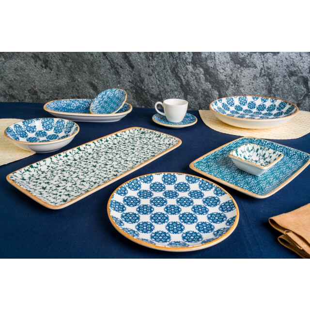 Bonna Serveerschaal lotus porselein 15 cm (330cc) set van 2 3171634 large