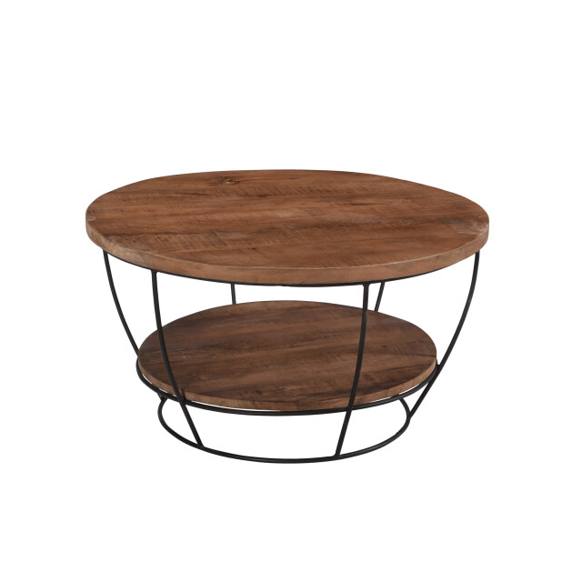 Brix salontafel evan 85x85x44cm mangohout 2058655 large