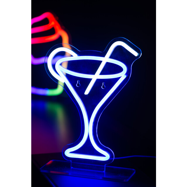 Leitmotiv neon light coctail w. straw - 3062268 large