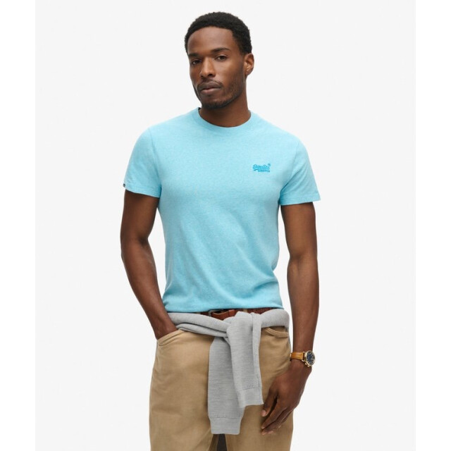Superdry Essential logo tee aqua 5339.32.0043 large