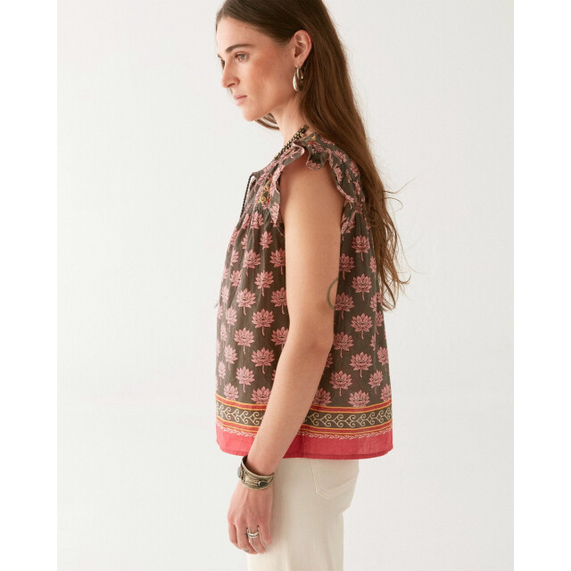 Maison Hotel Charlize blouse mondrian Charlize blouse Mond large