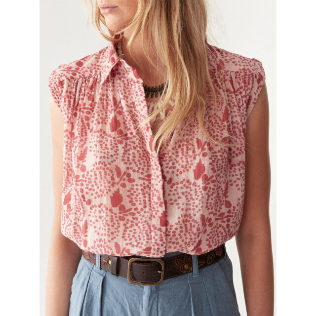 Maison Hotel Lea blouse pink martini Lea blouse pink mart large