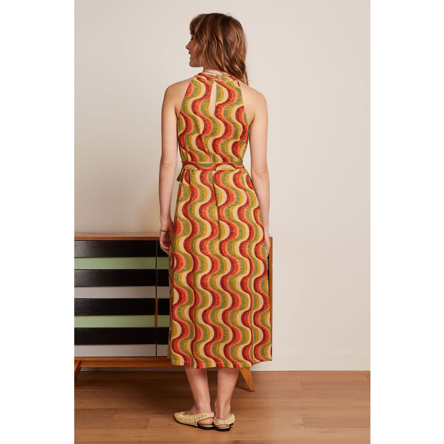King Louie Virna midi dress jiggy 09462652-652 large