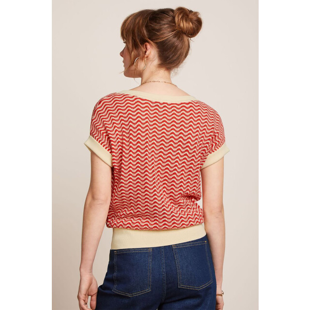 King Louie Boatneck top tide 09655653-653 large
