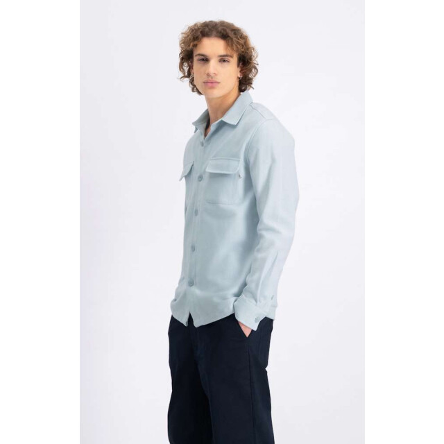 Law of the sea Ghout two tone structured shirt LAW-10050-303 large