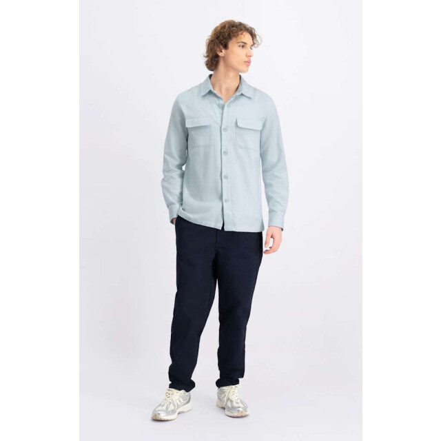 Law of the sea Ghout two tone structured shirt LAW-10050-303 large