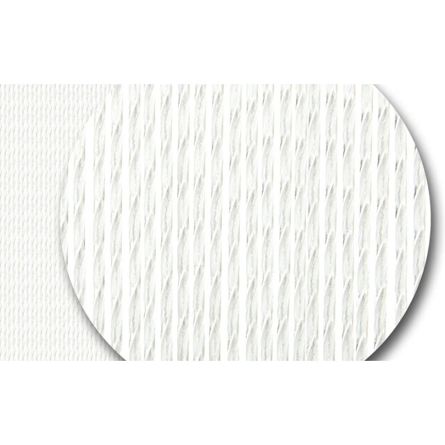 Vliegengordijnenexpert Milano vliegengordijn 92x210 cm transparant met witte draad in het kozijn 8718885000399a large