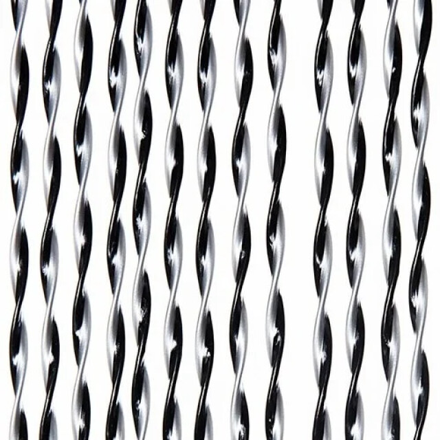 Wicotex Vliegengordijn opal 90 x 220 cm zilver/zwart copy default 8740312690552 large