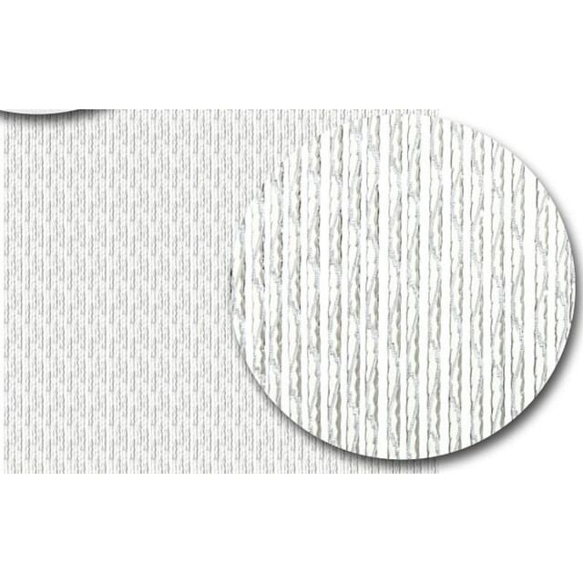 Vliegengordijnenexpert Milano vliegengordijn 100x240 cm transparant met witte draad in het kozijn 8718885000429a large