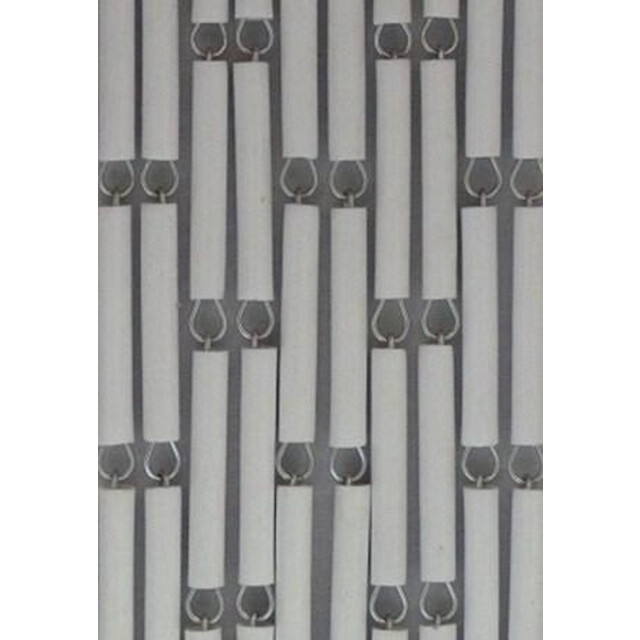 Vliegengordijnenexpert Vliegengordijn hulzen wit- 100 x 240 100 x 240 cm op het kozijn 8718885000108 large