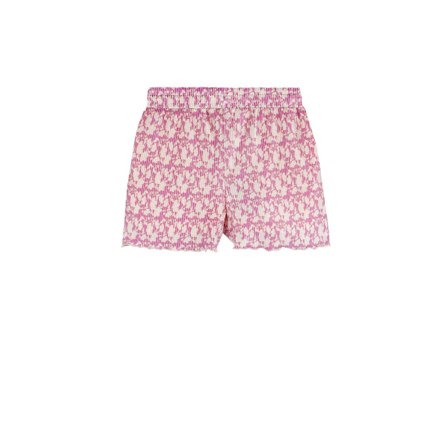 NoNo Zomer short meisjes fresia aop bloemen, plisse, jersey sunny N503-5615-608 large