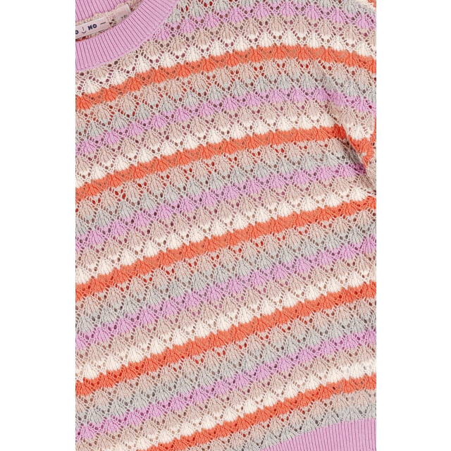 NoNo Zomer sweater meisjes bubblegum crochet gebreid keya N502-5304-272 large