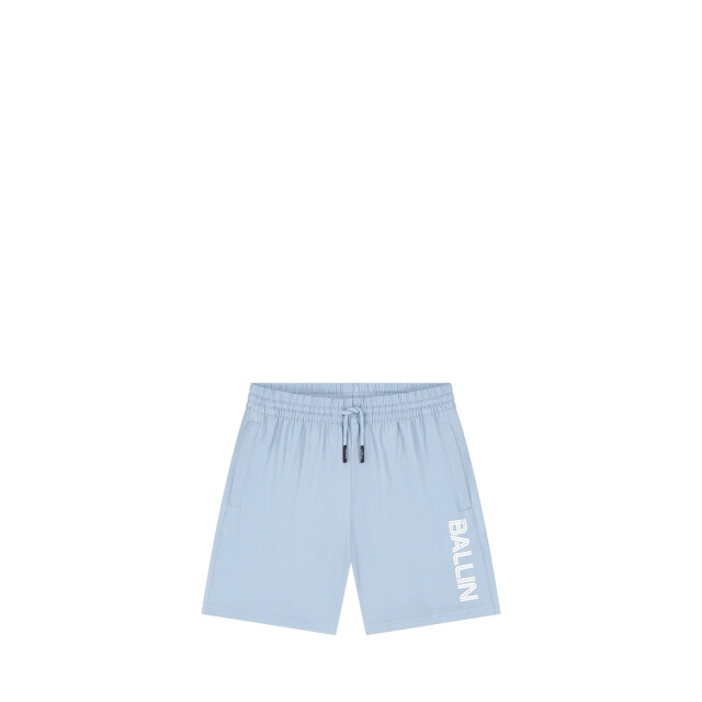 Ballin Amsterdam Zomer zwembroek jongens blauw dual line logo 25017532-93-blauw grijs large