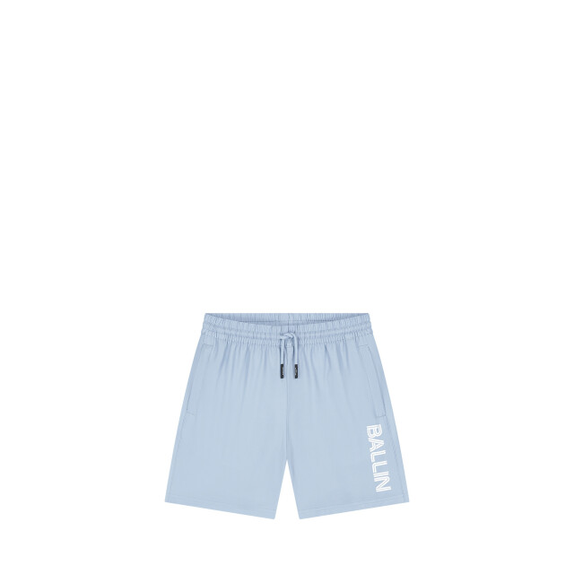 Ballin Amsterdam Zomer zwembroek jongens blauw dual line logo 25017532-93-blauw grijs large