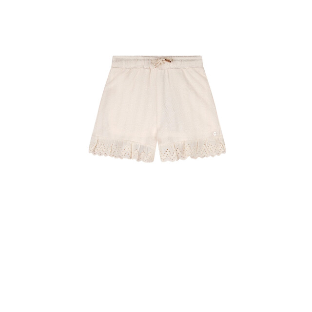 NoNo Zomer short meisjes wit jersey sara N503-5613-020 large