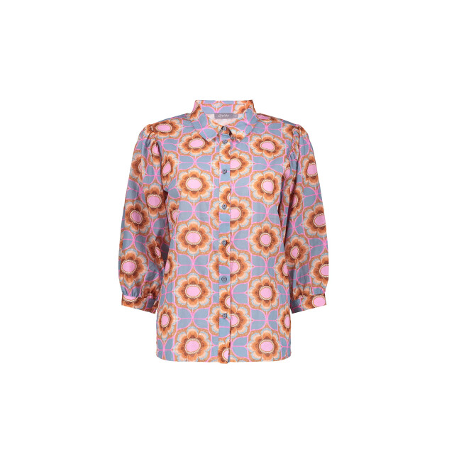 Geisha 53209-20 blouse blue/pink 53209-20 Blouse Blue/pink large