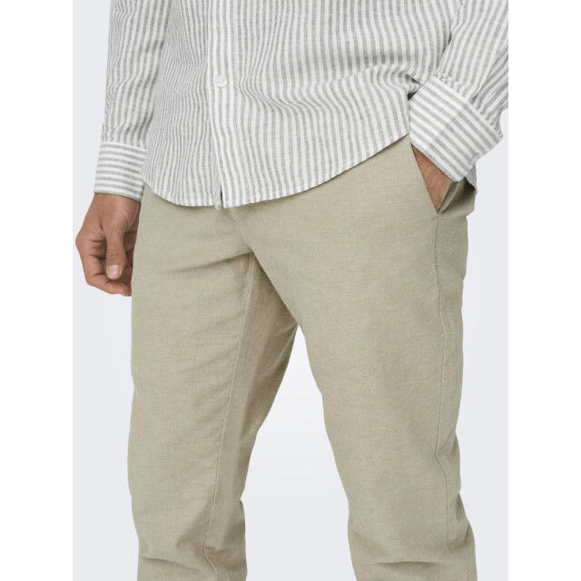 Only & Sons onsmark tap 0011 cotton linen pnt 22024937 chinchilla 05519.829.0010 large