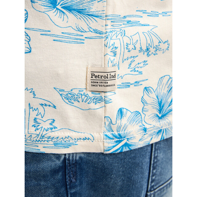 Petrol Industries Heren shirt- m-1050-tsr6230 0112 seashell Petrol M 1050 TSR6230 0112Seashell large