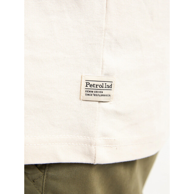 Petrol Industries Heren shirt- m-1050-tsr6210 0112 seashell Petrol M 1050 TSR6210 0112Seashell large