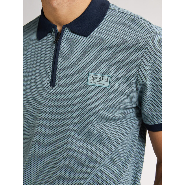 Petrol Industries Heren polo m-1050-pol907 5188 ocean Petrol M 1050 POL907 5188Ocean large