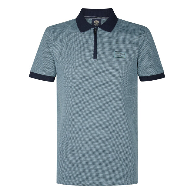 Petrol Industries Heren polo m-1050-pol907 5188 ocean Petrol M 1050 POL907 5188Ocean large