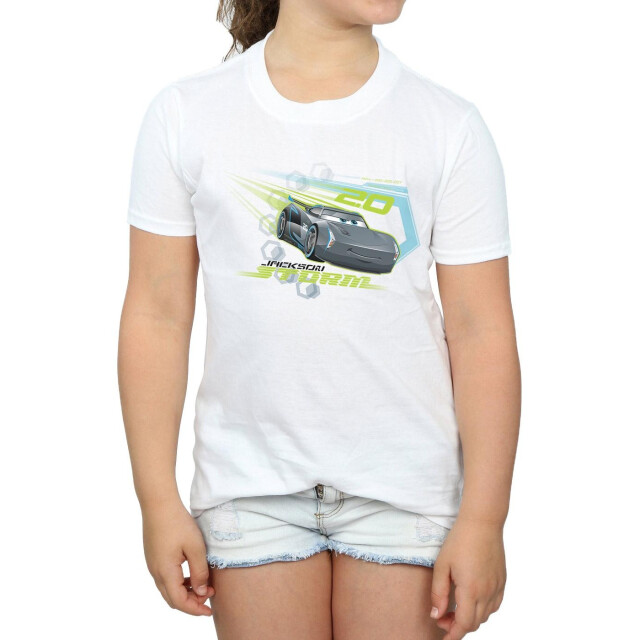 Li-cense Disney meisjes cars jackson storm katoenen t-shirt UTBI12325_white large