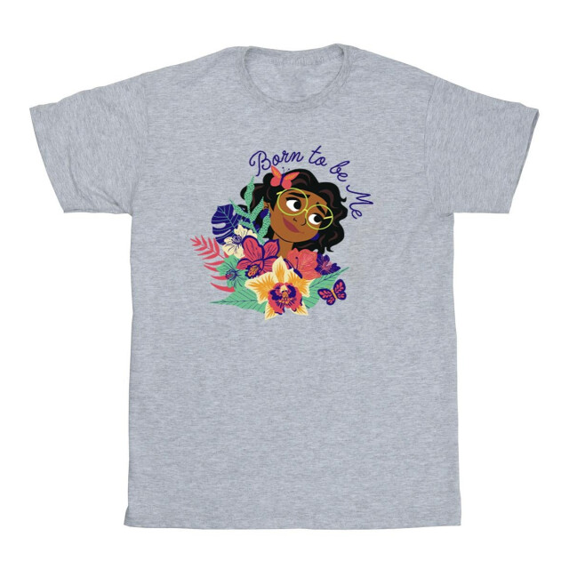 Li-cense Disney meisjes encanto born to be me katoenen t-shirt UTBI17641_sportsgrey large