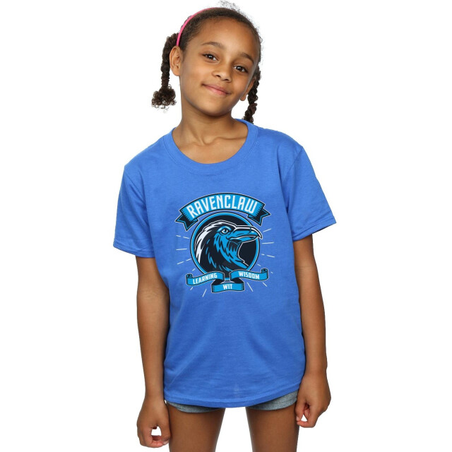 Li-cense Harry potter meisjes ravenclaw toon crest katoenen t-shirt UTBI21656_royalblue large
