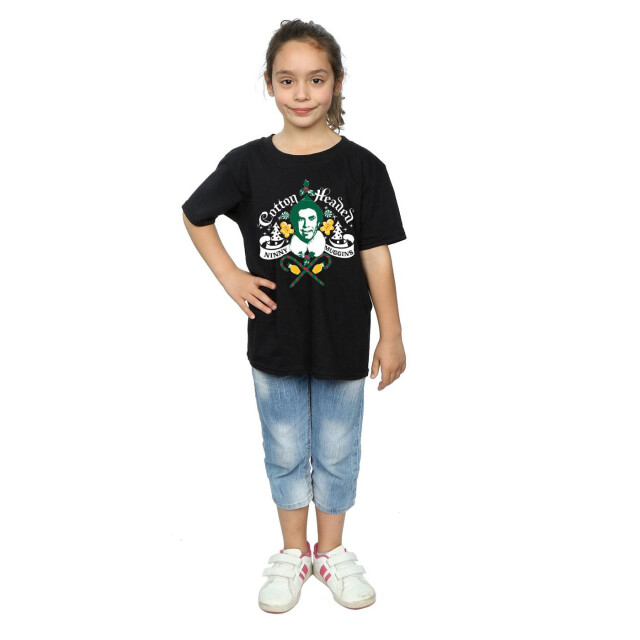 Li-cense Elf katoenen meisjes ninny muggins t-shirt UTBI17245_black large