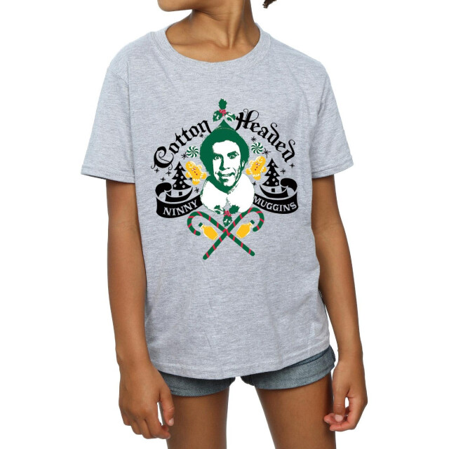 Li-cense Elf katoenen meisjes ninny muggins t-shirt UTBI17245_sportsgrey large