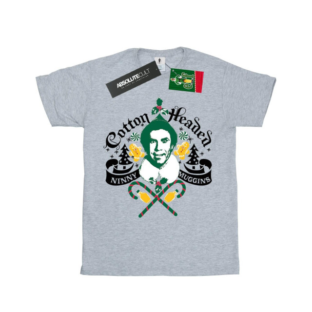 Li-cense Elf katoenen meisjes ninny muggins t-shirt UTBI17245_sportsgrey large