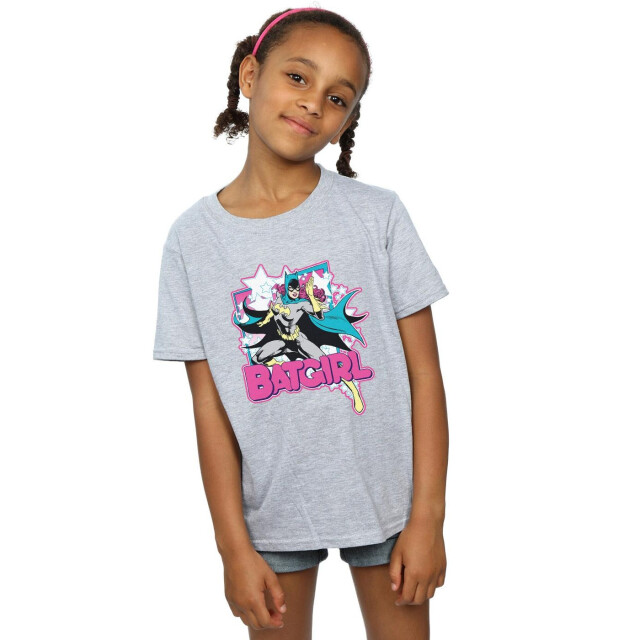 Li-cense Dc comics meisjes leap batgirl katoenen t-shirt UTBI1659_sportsgrey large