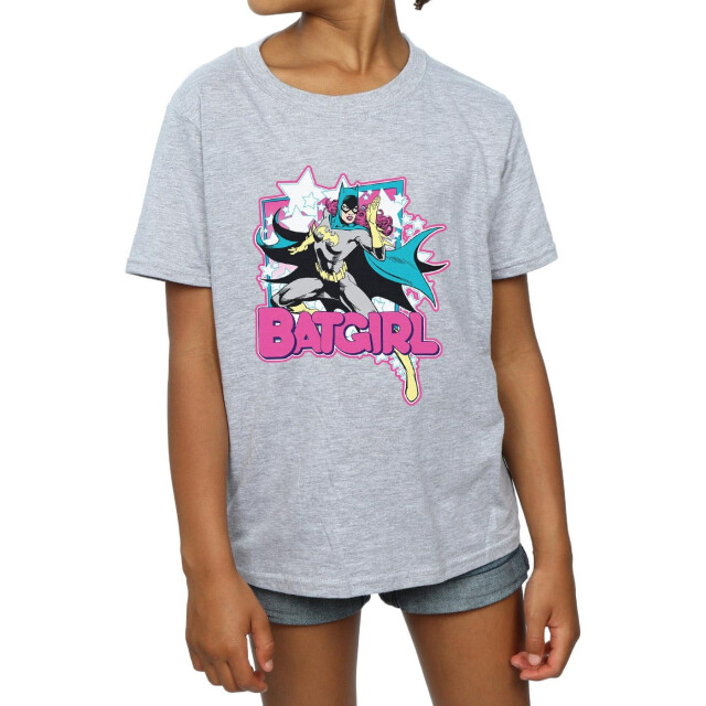 Li-cense Dc comics meisjes leap batgirl katoenen t-shirt UTBI1659_sportsgrey large