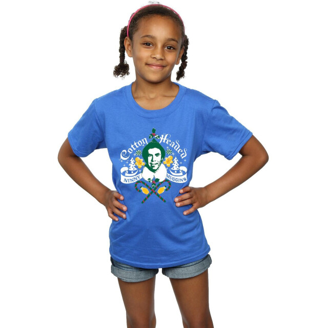 Li-cense Elf katoenen meisjes ninny muggins t-shirt UTBI17245_royalblue large