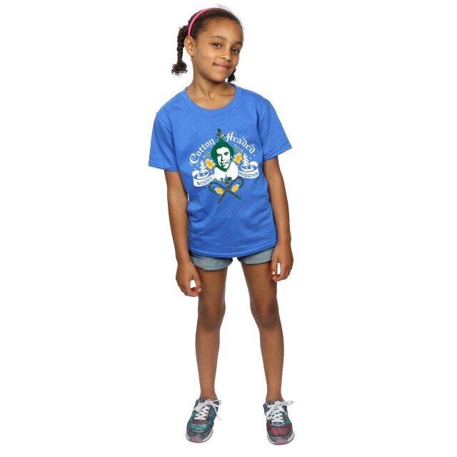 Li-cense Elf katoenen meisjes ninny muggins t-shirt UTBI17245_royalblue large