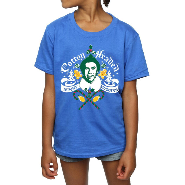 Li-cense Elf katoenen meisjes ninny muggins t-shirt UTBI17245_royalblue large