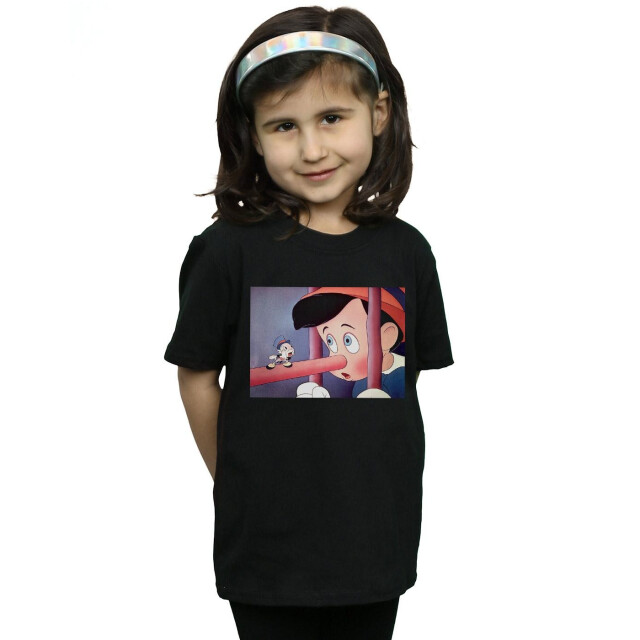 Li-cense Disney meisjes pinokkio neus nog katoenen t-shirt UTBI14230_black large