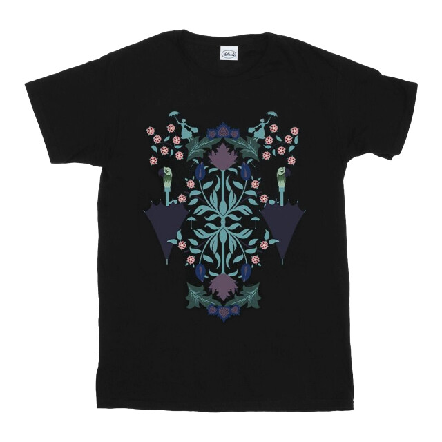 Li-cense Disney meisjes mary poppins bloemen collage katoenen t-shirt UTBI13473_black large