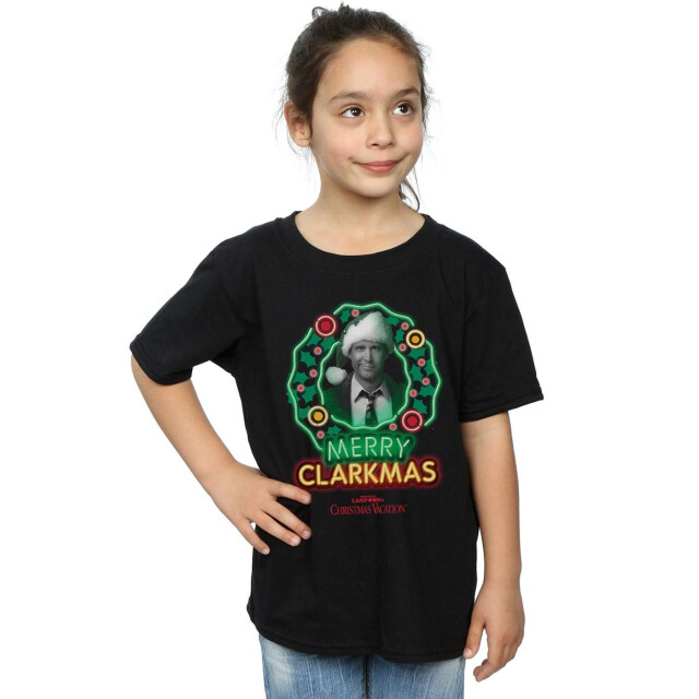 Li-cense National lampoon´s christmas vacation meisjes grijs clarkmas katoenen t-shirt UTBI33047_black large