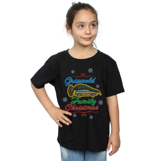 Li-cense National lampoon´s christmas vacation meisjes griswold family kerstmis t-shirt in katoen UTBI33070_black large