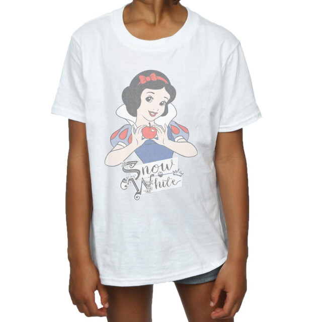 Li-cense Disney princess meisjes sneeuwje appel katoenen t-shirt UTBI33697_white large