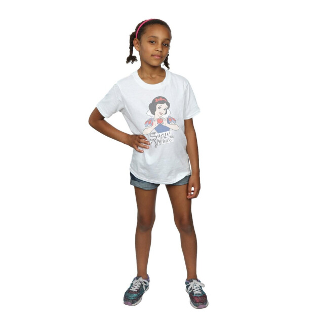 Li-cense Disney princess meisjes sneeuwje appel katoenen t-shirt UTBI33697_white large