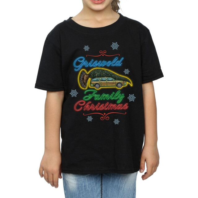 Li-cense National lampoon´s christmas vacation meisjes griswold family kerstmis t-shirt in katoen UTBI33070_black large