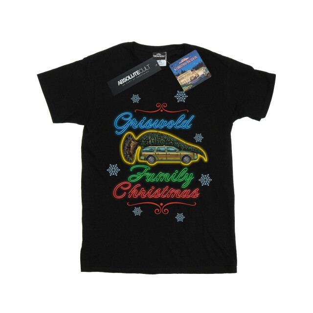 Li-cense National lampoon´s christmas vacation meisjes griswold family kerstmis t-shirt in katoen UTBI33070_black large
