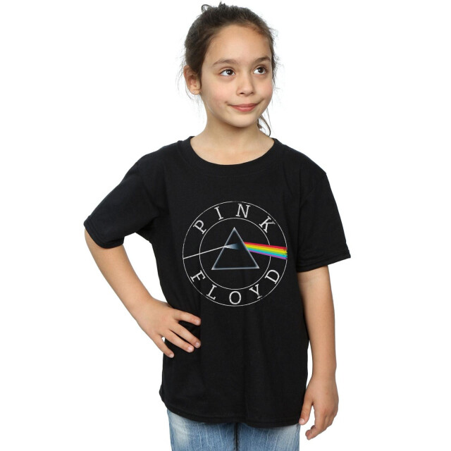 Li-cense Pink floyd meisjes prisma cirkel logo katoenen t-shirt UTBI33412_black large