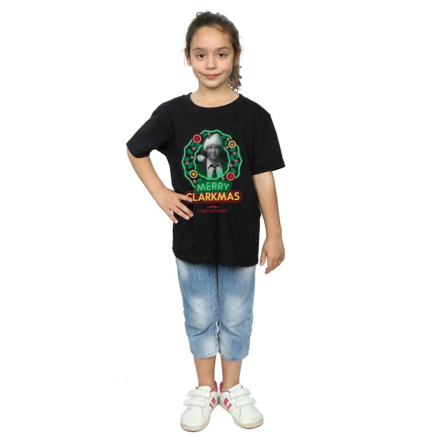 Li-cense National lampoon´s christmas vacation meisjes grijs clarkmas katoenen t-shirt UTBI33047_black large