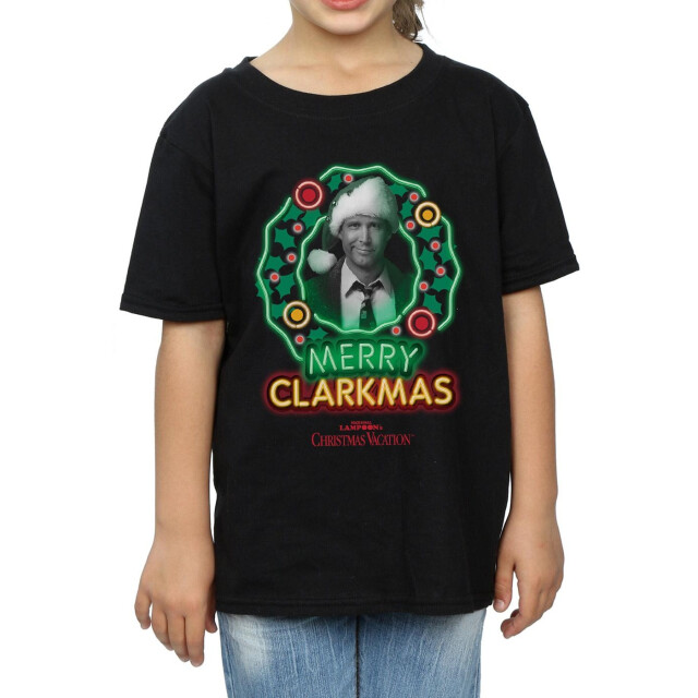 Li-cense National lampoon´s christmas vacation meisjes grijs clarkmas katoenen t-shirt UTBI33047_black large